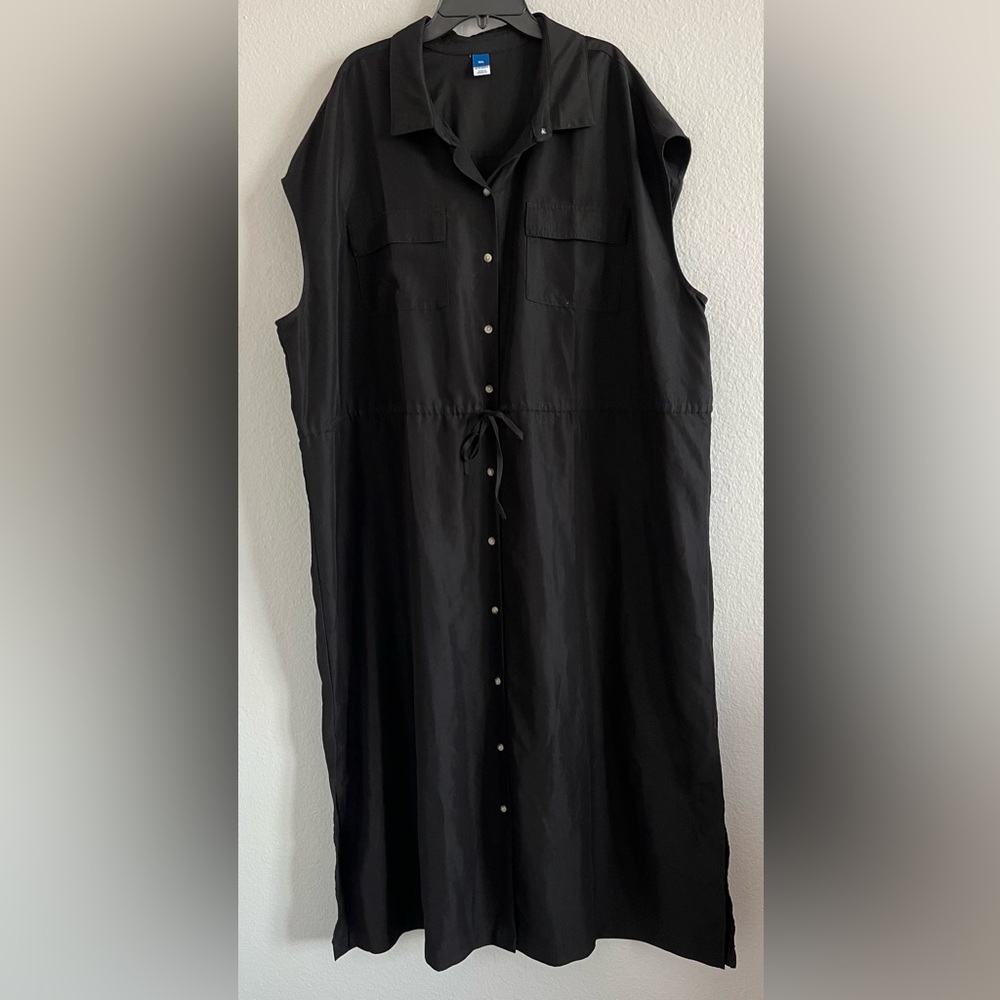 Old Navy Sleeveless Button-Front Maxi Dress